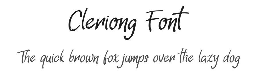 Cleriong Font by Denustudios — Script Handwritten Font