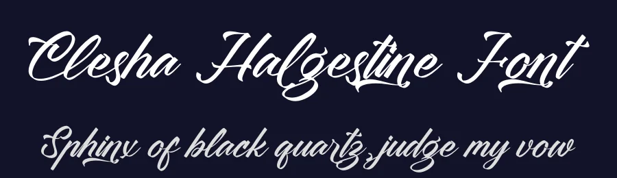 Clesha Halgestine Font by letterenastudios — Script Handwritten Font — thumbnail 2