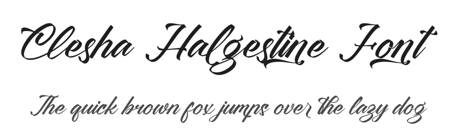 Clesha Halgestine Font by letterenastudios — Script Handwritten Font
