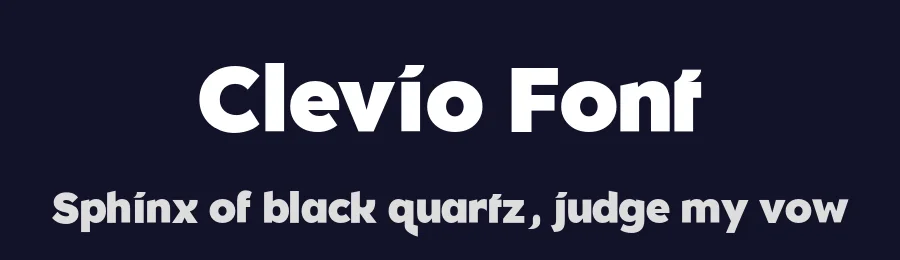 Clevio Font by ibracreative — Sans Serif Font — thumbnail 2