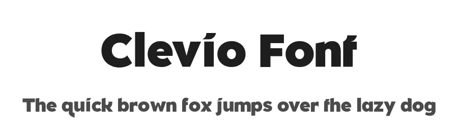 Clevio Font by ibracreative — Sans Serif Font