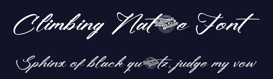 Climbing Nature Font by letterenastudios — Script Handwritten Font — thumbnail 2