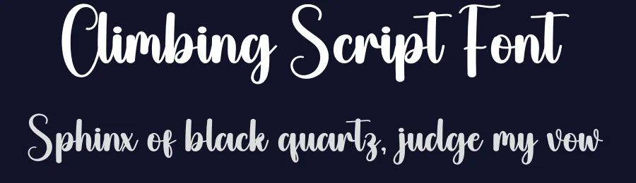 Climbing Script Font by andikastudio — Script Handwritten Font — thumbnail 2