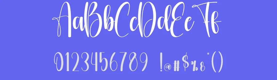 Clipart Calligraphy Font by creativeletter — Script Handwritten Font — thumbnail 3