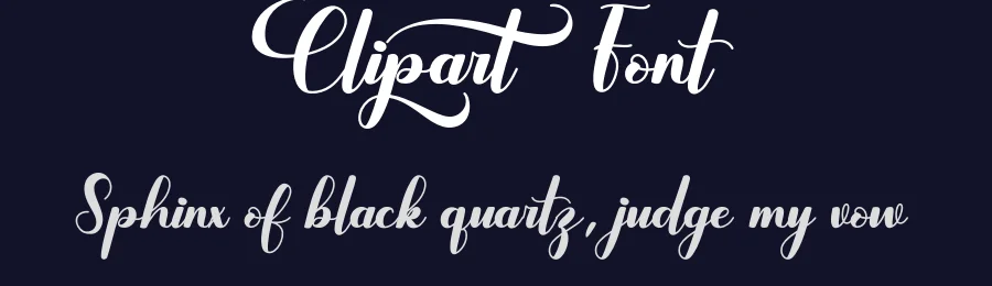 Clipart Font by Adeindrawan — Script Handwritten Font — thumbnail 2