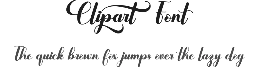 Clipart Font by Adeindrawan — Script Handwritten Font