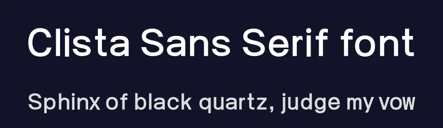 Clista Sans Serif font by Arief rochman — Sans Serif Font — thumbnail 2