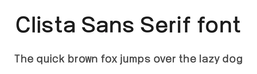 Clista Sans Serif font by Arief rochman — Sans Serif Font