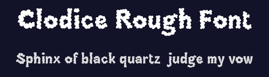 Clodice Rough Font by craftsupplyco — Display Font — thumbnail 2