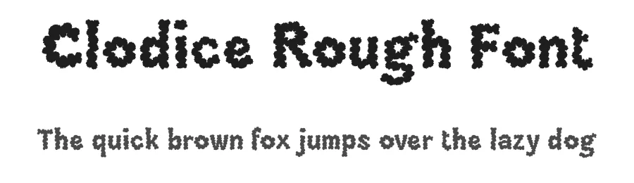 Clodice Rough Font by craftsupplyco — Display Font
