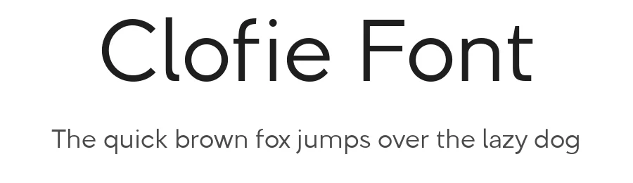 Clofie Font by dealitastudio — Sans Serif Font