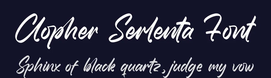 Clopher Serlenta Font by letterenastudios — Script Handwritten Font — thumbnail 2
