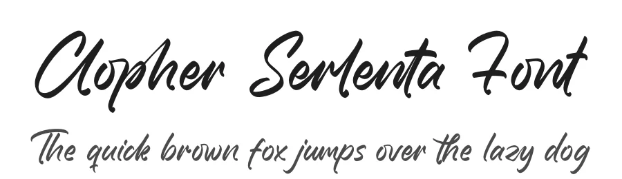 Clopher Serlenta Font by letterenastudios — Script Handwritten Font