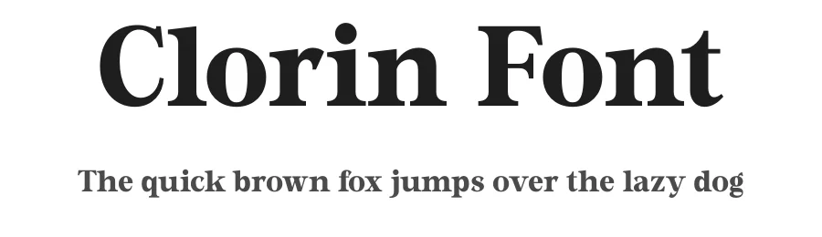 Clorin Font by Rantautype — Serif Font
