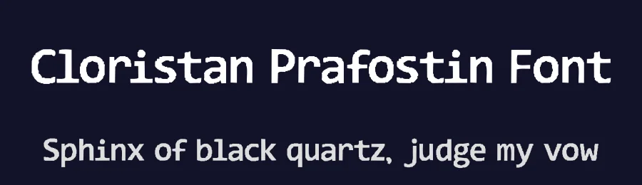 Cloristan Prafostin Font by SlideShoot — Sans Serif Font — thumbnail 2