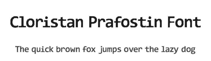 Cloristan Prafostin Font by SlideShoot — Sans Serif Font