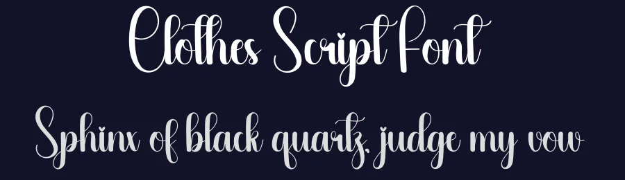 Clothes Script Font by creativeletter — Script Handwritten Font — thumbnail 2