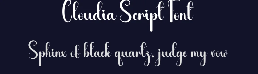 Cloudia Script Font by andikastudio — Script Handwritten Font — thumbnail 2