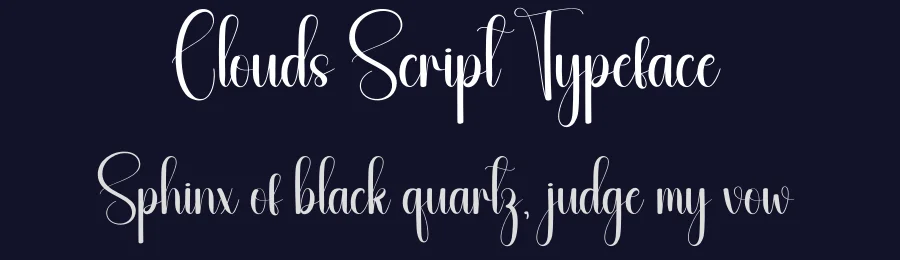 Clouds Script Typeface by andikastudio — Script Handwritten Font — thumbnail 2