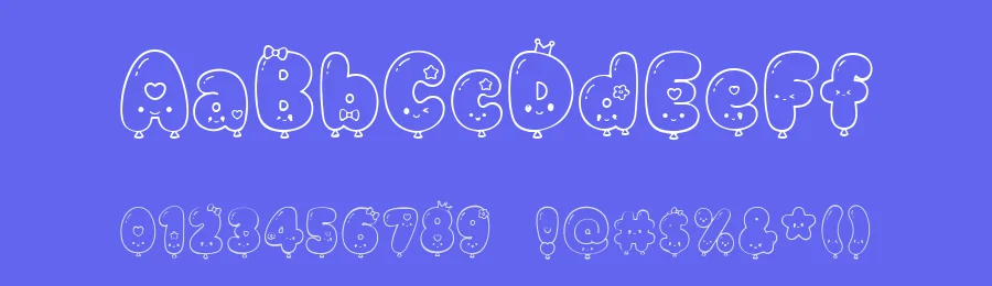 Cloudwink Font by letterhanna — Decorative Font — thumbnail 3