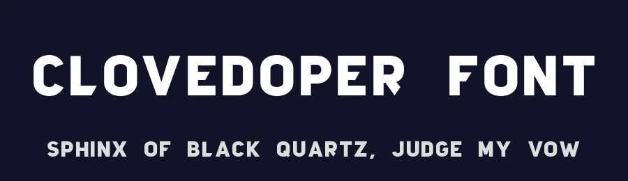 Clovedoper Font by nurrehmetstudio — Display Font — thumbnail 2