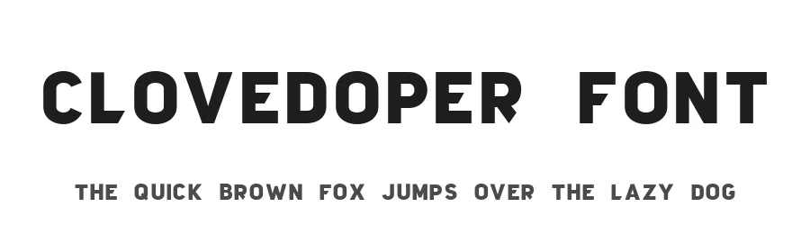 Clovedoper Font by nurrehmetstudio — Display Font