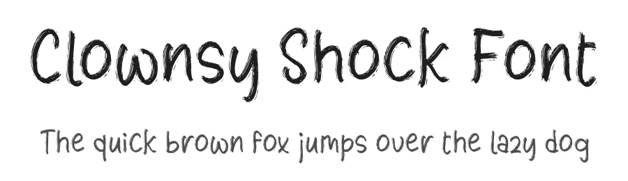 Clownsy Shock Font by perspectype — Script Handwritten Font