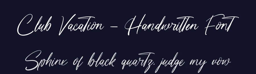 Club Vacation – Handwritten Font by letterenastudios — Script Handwritten Font — thumbnail 2