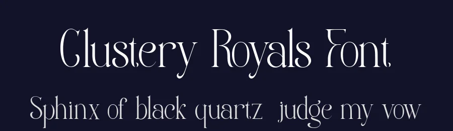 Clustery Royals Font by Fontliner — Display Font — thumbnail 2