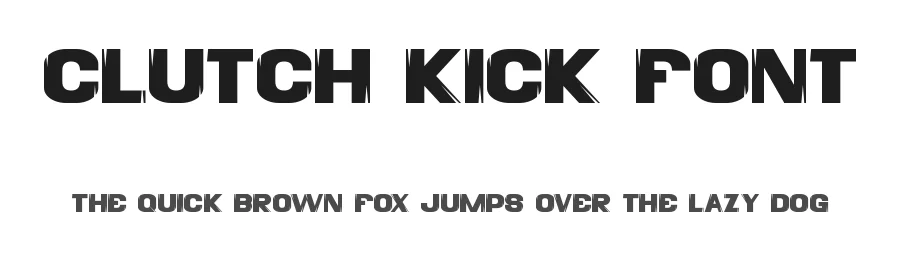 Clutch Kick Font by edricstudio — Decorative Font