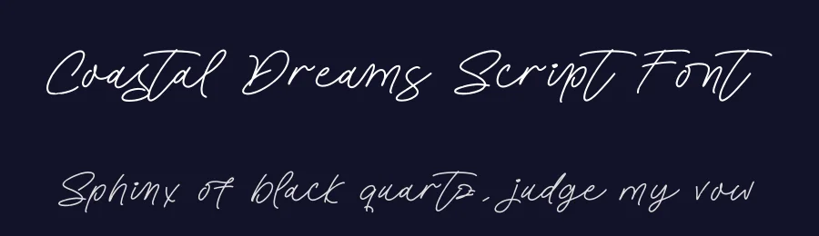 Coastal Dreams Script Font by Operatype.Co — Script Handwritten Font — thumbnail 2
