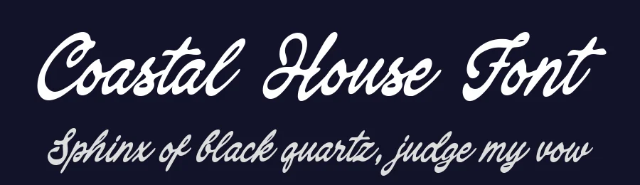 Coastal House Font by Honestype — Decorative Font — thumbnail 2