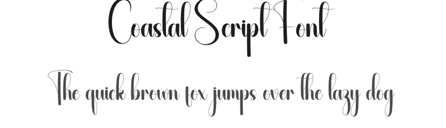 Coastal Script Font by andikastudio — Script Handwritten Font