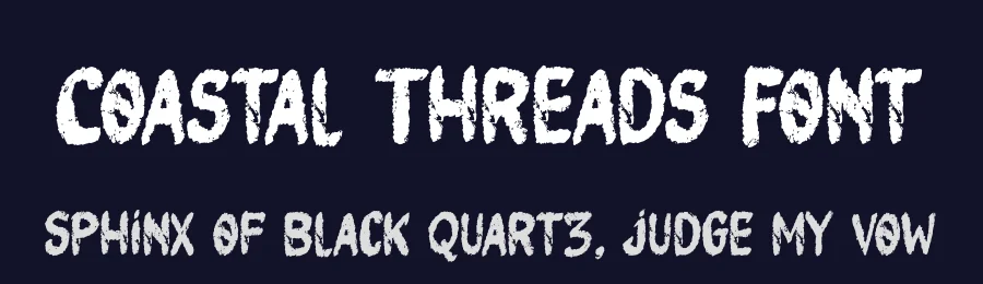Coastal Threads Font by Denustudios — Decorative Font — thumbnail 2