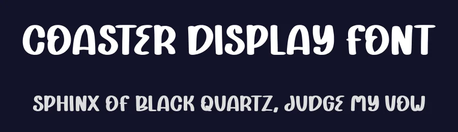 Coaster Display Font by Craftedtype — Decorative Font — thumbnail 2