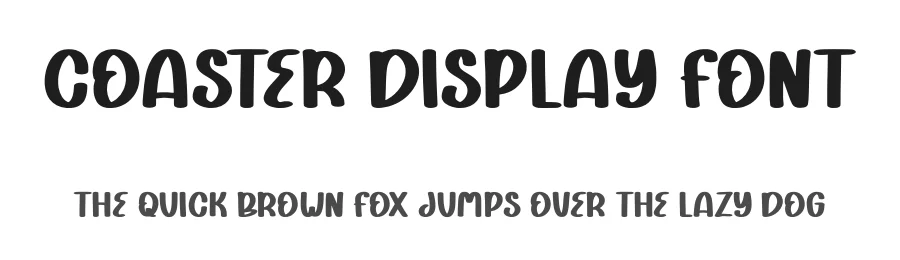 Coaster Display Font by Craftedtype — Decorative Font
