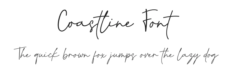 Coastline Font by UICreative — Script Handwritten Font