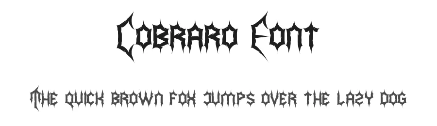 Cobraro Font by noahtype — Blackletter Font