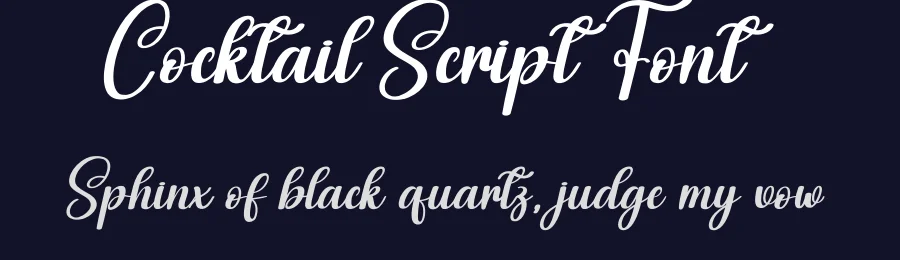 Cocktail Script Font by creativeletter — Script Handwritten Font — thumbnail 2