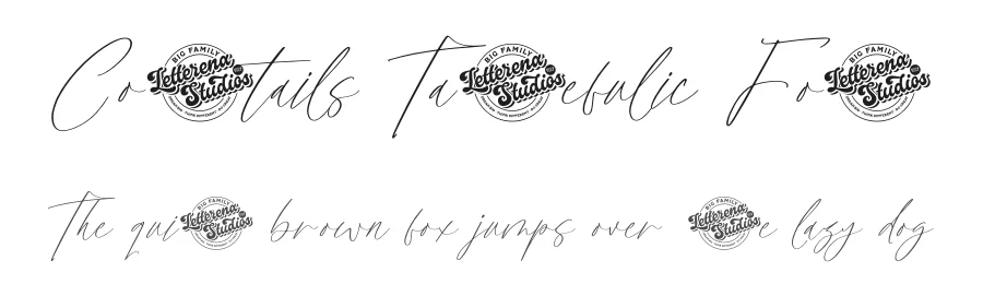 Cocktails Tastefulic Font by letterenastudios — Script Handwritten Font