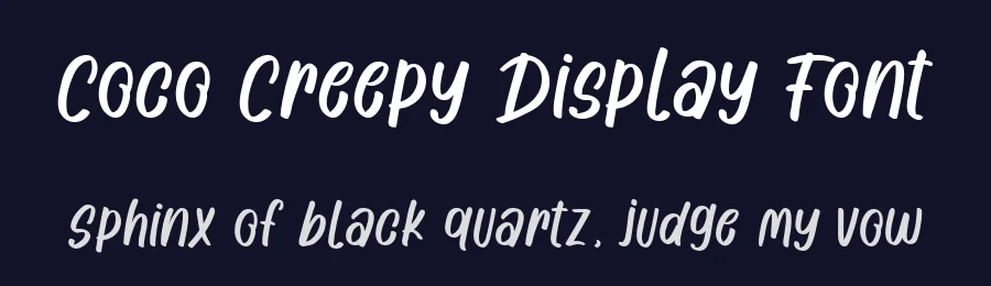 Coco Creepy Display Font by Dantype — Serif Font — thumbnail 2