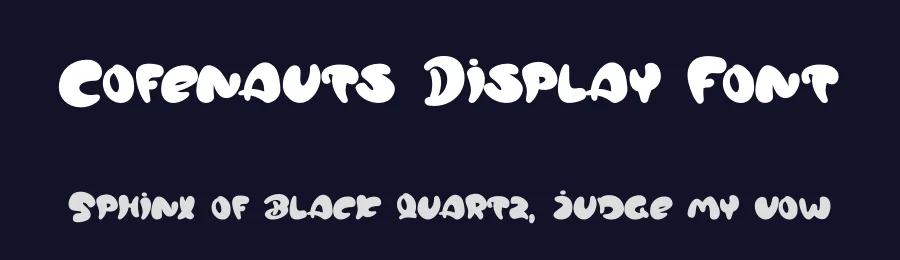 Cofenauts Display Font by Dhabee — Script Handwritten Font — thumbnail 2