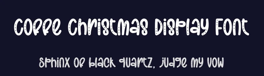 Coffe Christmas Display Font by creativeletter — Display Font — thumbnail 2