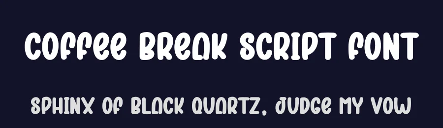 Coffee Break Script Font by creativeletter — Display Font — thumbnail 2