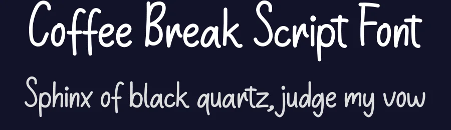 Coffee Break Script Font by andikastudio — Script Handwritten Font — thumbnail 2