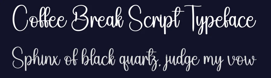 Coffee Break Script Typeface by andikastudio — Script Handwritten Font — thumbnail 2