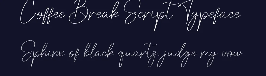 Coffee Break Script Typeface by creativeletter — Script Handwritten Font — thumbnail 2