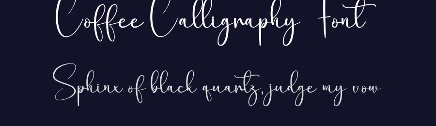 Coffee Calligraphy Font by creativeletter — Script Handwritten Font — thumbnail 2