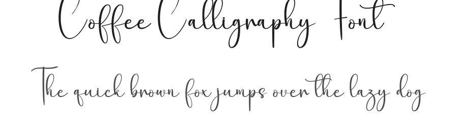 Coffee Calligraphy Font by creativeletter — Script Handwritten Font