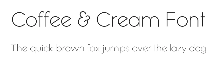 Coffee & Cream Font by AM Designs — Sans Serif Font